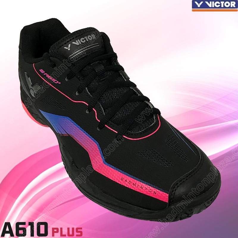 รองเท้าแบดมินตัน วิคเตอร์ A610PLUS สีดำ (A610PLUS-C)