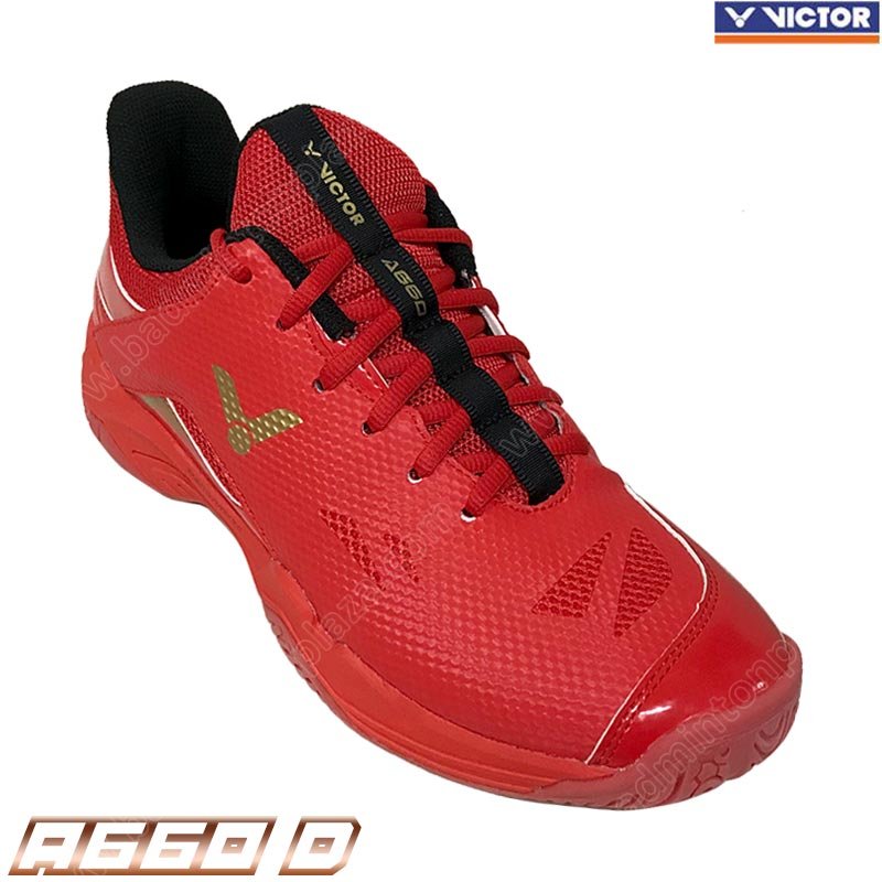 Victor A660 Badminton Shoes Red (A660-D)