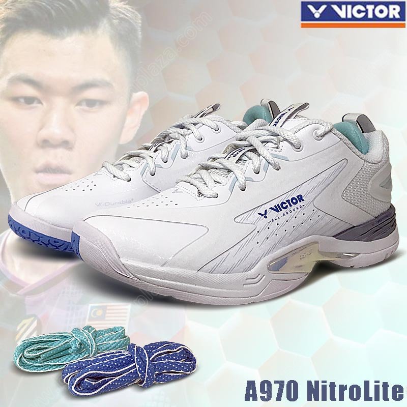 รองเท้าแบดมินตัน VICTOR ALL-AROUND A970NitroLite สีขาว (A970NitroLite-A)