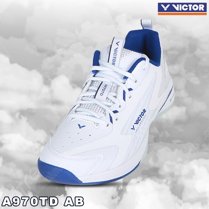 Victor A970 TD Badminton Shoes White (A970TD-AB)