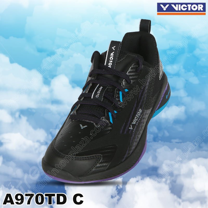 รองเท้าแบดมินตัน วิคเตอร์ A970 TD สีดำ (A970TD-C)