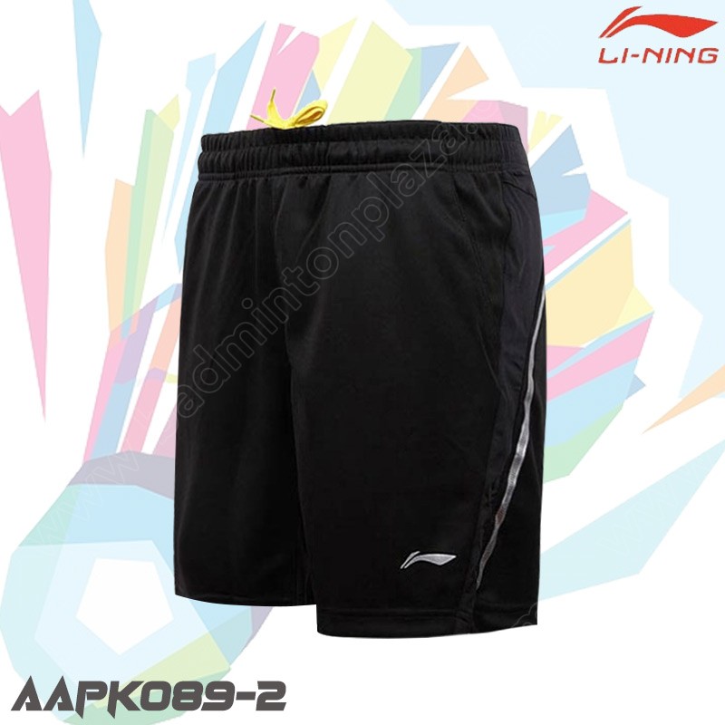 Li-Ning AAPK089 Men's Sports Shorts Black (AAPK089 -2)