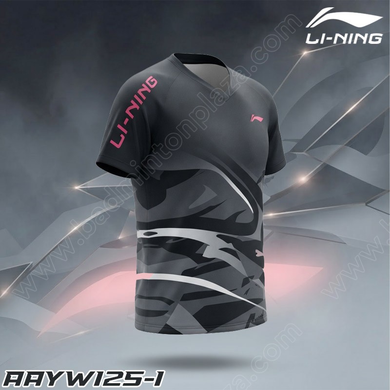 Li-Ning AAYW125 Men's Round Neck T-Shirt Black (AAYW125-1)