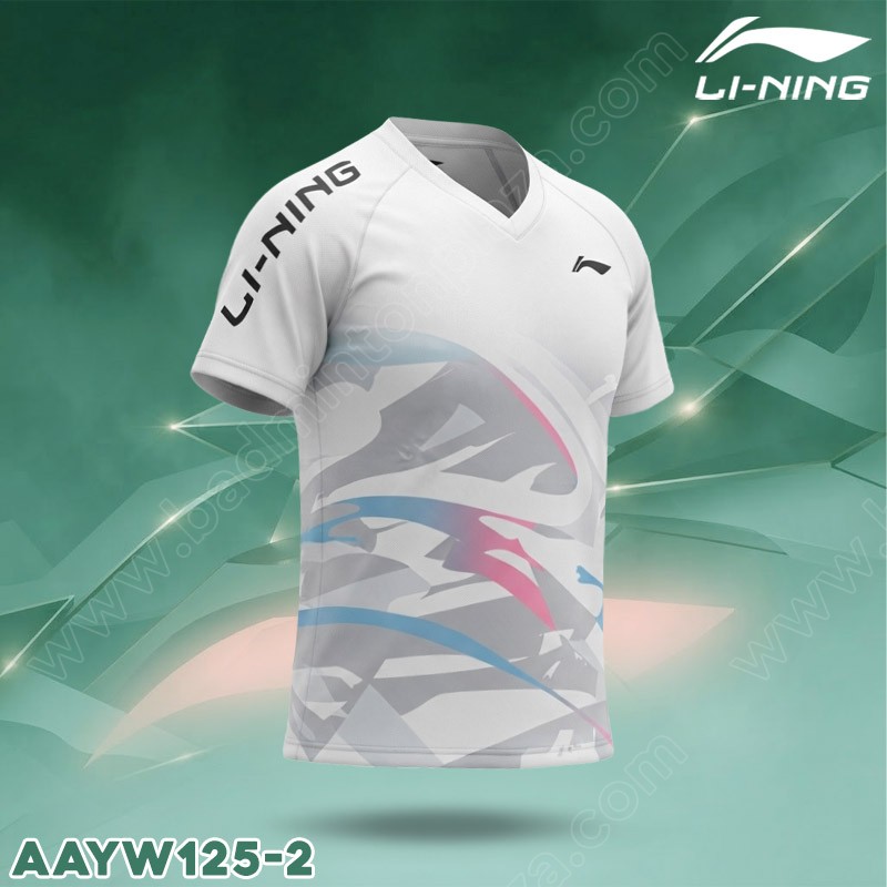 Li-Ning AAYW125 Men's Round Neck T-Shirt White (AAYW125-2)