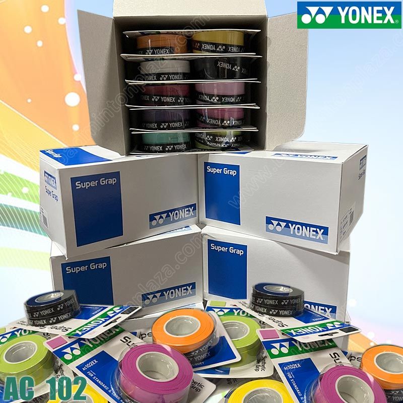 Yonex AC102EX-10 Super Grip BOX 10 Packs (AC102EX-10)