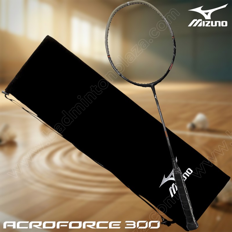 MIZUNO Badminton Racket ACROFORCE 300 4U/G6 Black/Green (73JTB50351)