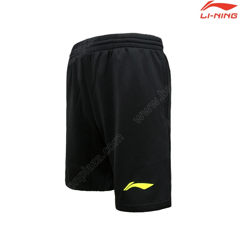 Li-Ning 2021 Game Shorts Black/Lime (AKSM519-2)