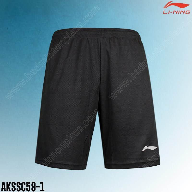 Li-Ning AKSSC59 Men's Shorts Black/White (AKSSC59-