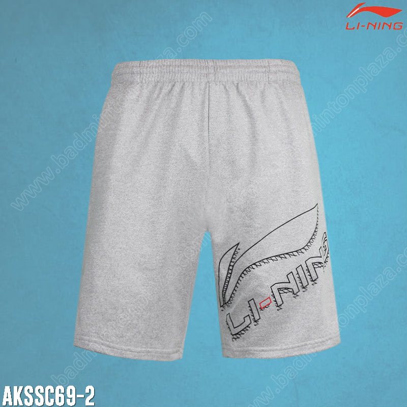 Li-Ning AKSSC69 Men's Shorts Light Grey (AKSSC69-2