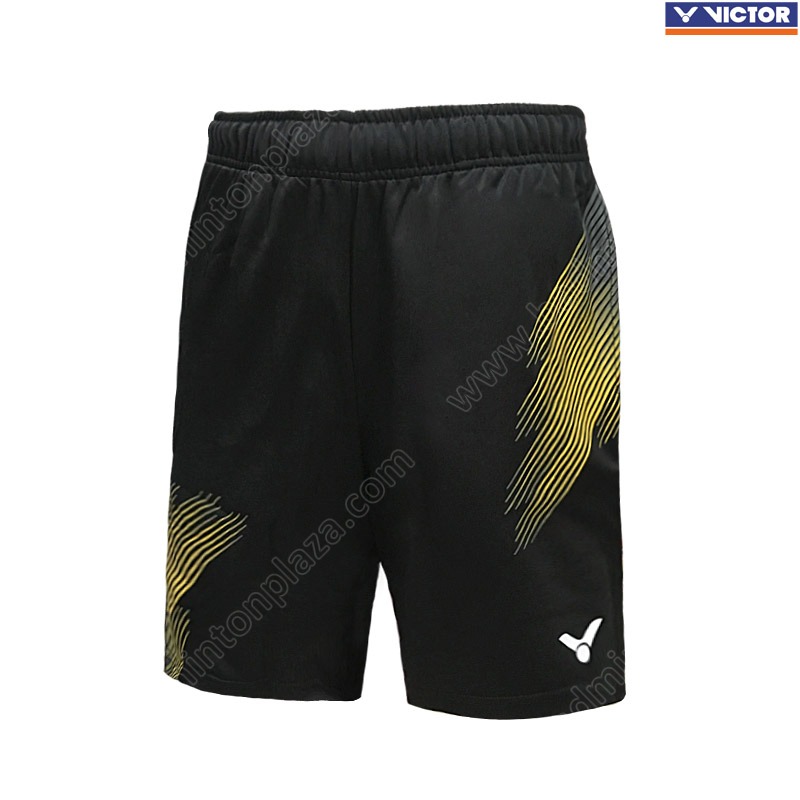 Victor Knitted Shorts Black/Yellow (AR-9090CE)
