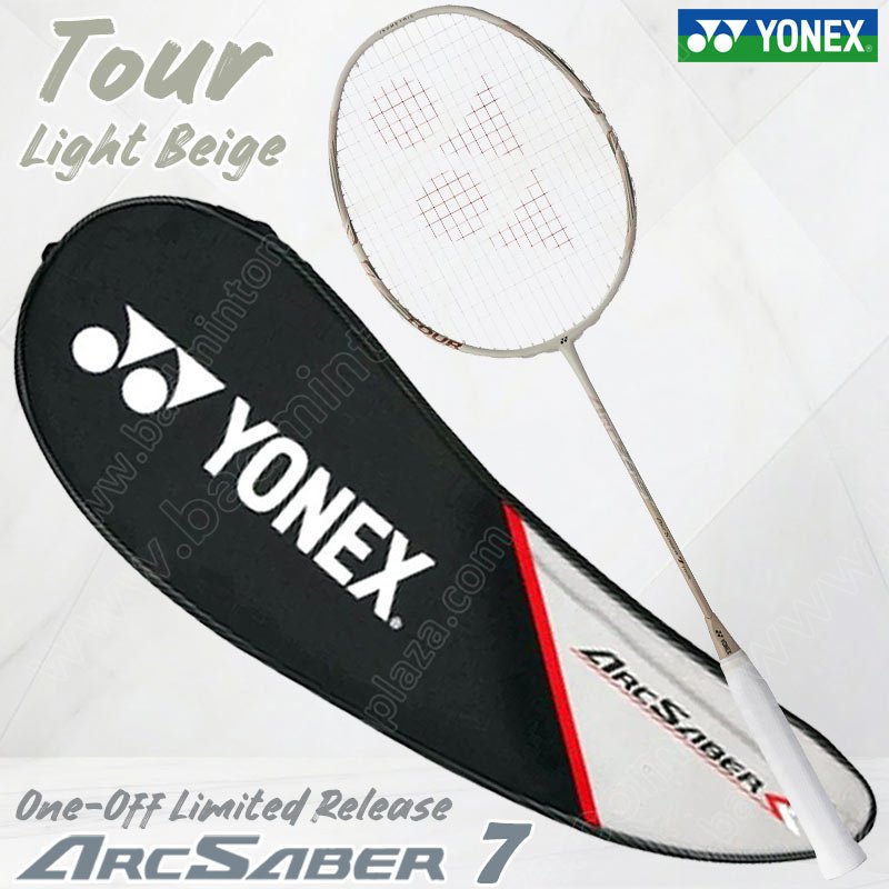 ไม้แบดมินตันโยเน็กซ์ ARCSABER 7 Tour รุ่นพิเศษ สีเบจอ่อน (ARC7TO-LBE)