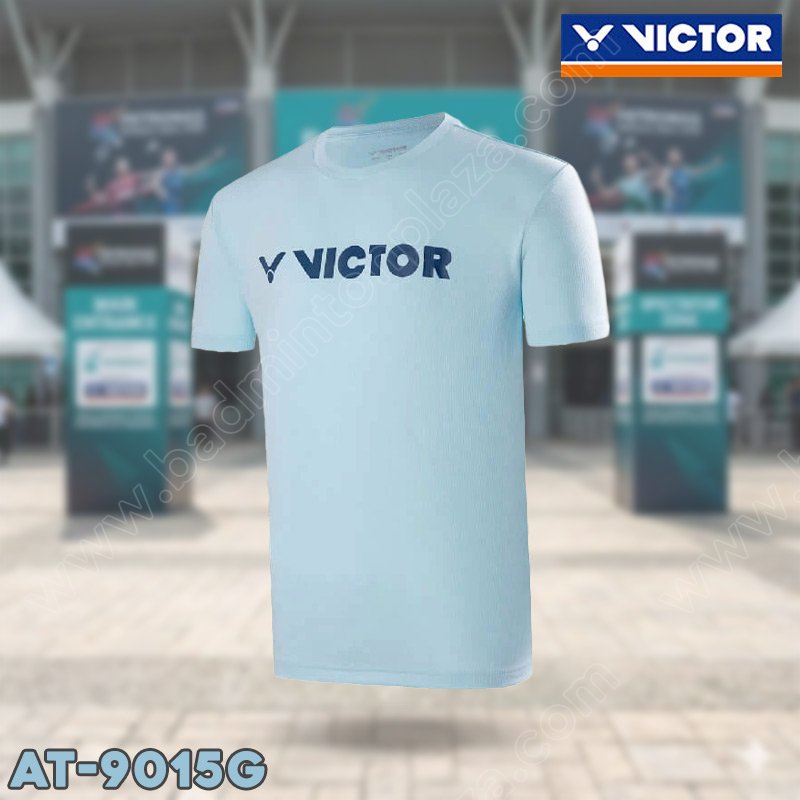 VICTOR AT-9015 Knited T-Shirt Light Blue (AT-9015G)