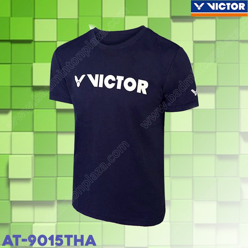 VICTOR AT-9015THA Knited T-shirt Navy (AT-9015THA-