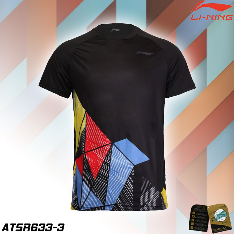 Li-Ning 2021/Q4 Men's Round Neck Tee Black (ATSR63