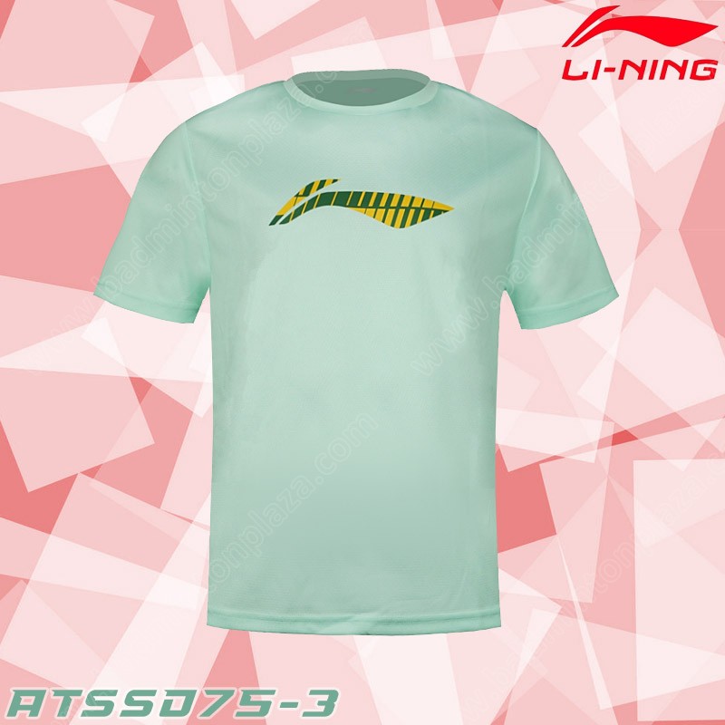 Li-Ning ATSSD75 Men's Round Neck T-Shirt Honey Dew