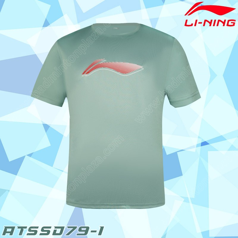 เสื้อยืดซ้อมกีฬา คอกลม หลี่หนิง ATSSD79-1 Wist (AT