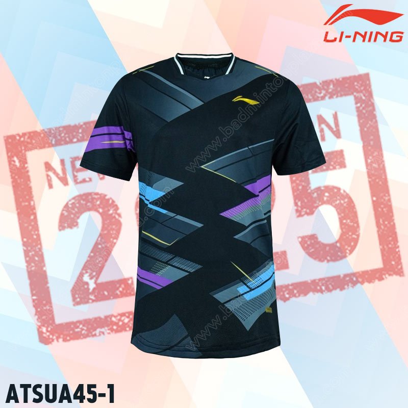 Li-Ning ATSUA45 Men's Round Next T-Shirt Black (AT