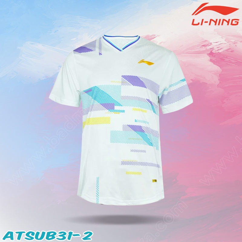 Li-Ning ATSUB31 Men's Round Next T-Shirt White (ATSUB31-2)