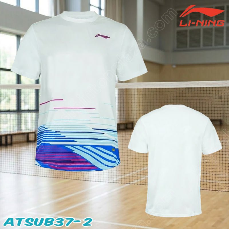 Li-Ning ATSUB37 Men's Round Neck T-Shirt White (AT