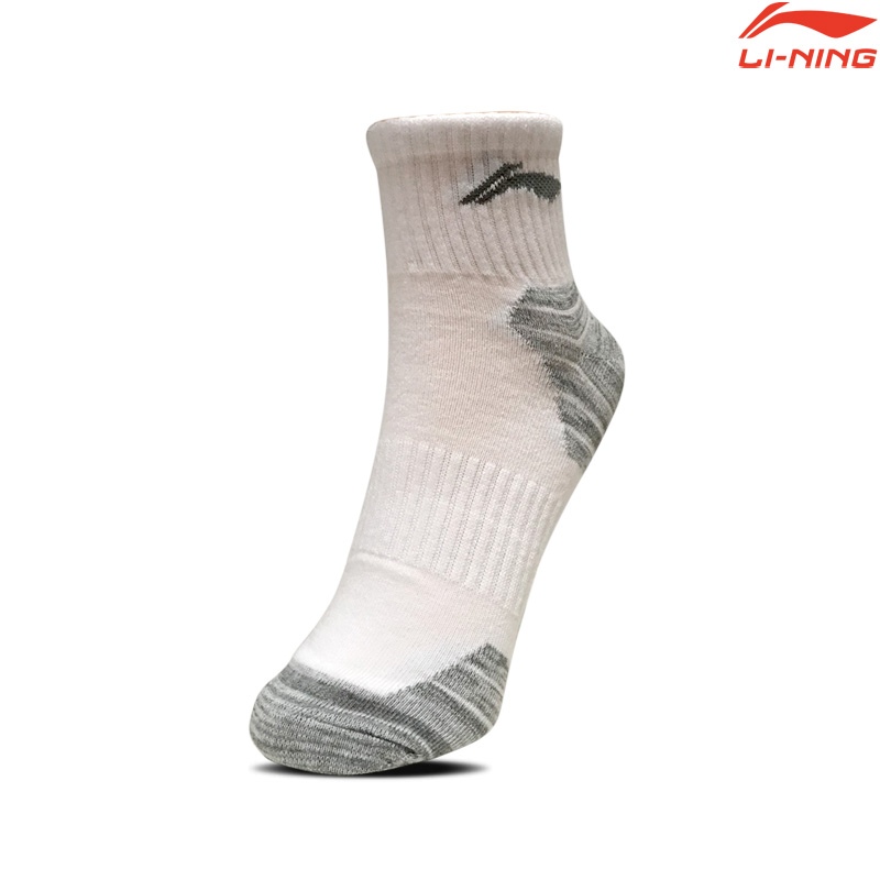 Li-ning Men's Sports Socks White/Gray (AWLQ107-3)