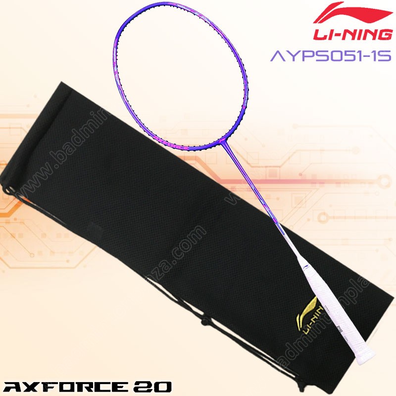 LI-NING Axforce 20 (4U) Blue/White Free! String+Gr