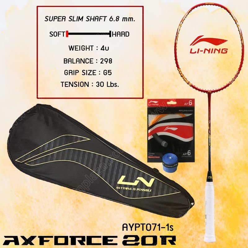 LI-NING Axforce 20R X-Sonic Boom System Red/Black