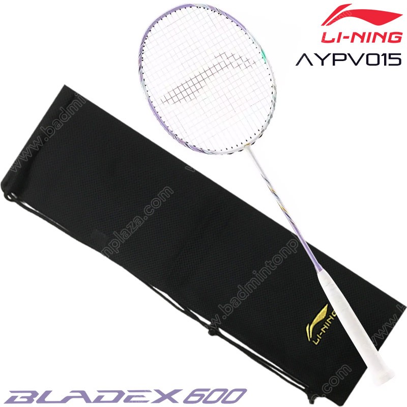 ไม้แบดมินตันหลี่หนิง BLADEX 600 (4U) สีขาว/ม่วง (AYPV015)