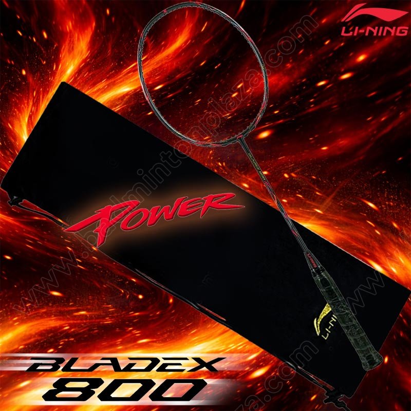 LI-NING Badminton Racket BLADEX 800 POWER Molten Lava (AYPW005)