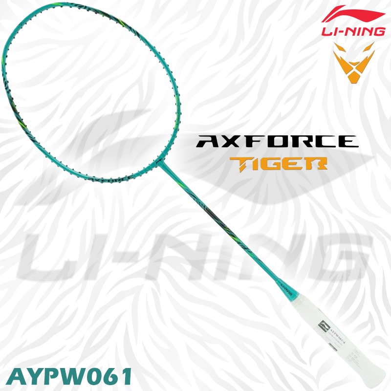 LI-NING AXFORCE TIGER Cyan/Black Free! String+Grip