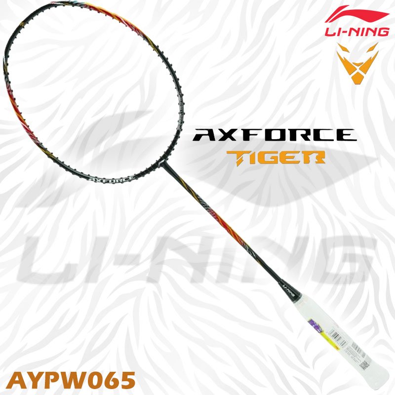 LI-NING AXFORCE TIGER Black/Red Free! String+Grip