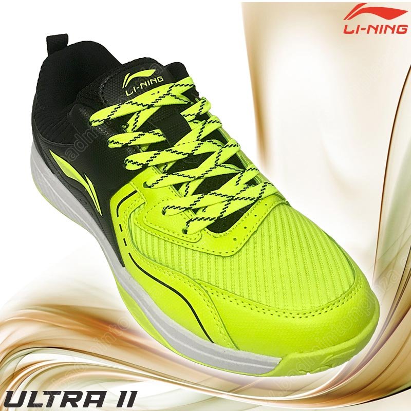 Li-Ning Badminton Shoes ULTRA II Lime/Black (AYTR058-6)