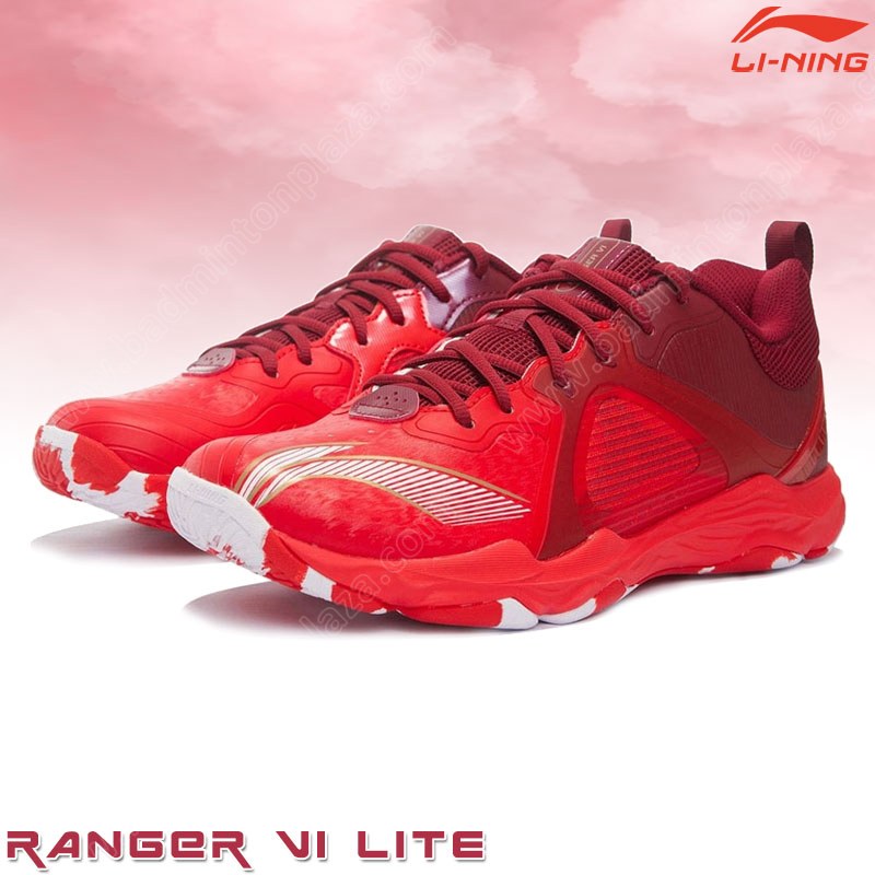Li-Ning Badminton Shoes RANGER VI LITE RED (AYTS01