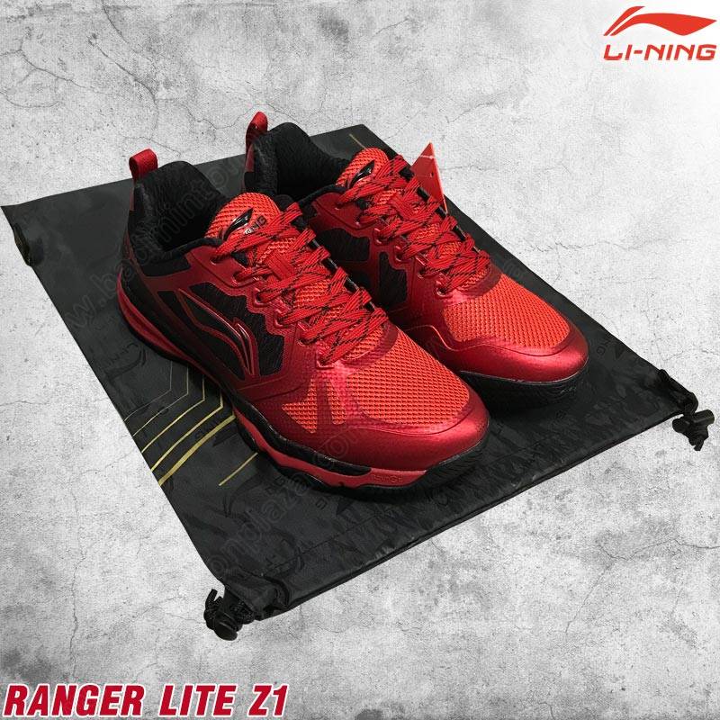 Li-Ning Badminton Shoes RANGER LITE Z1 Red/Black (AYTS075-1)