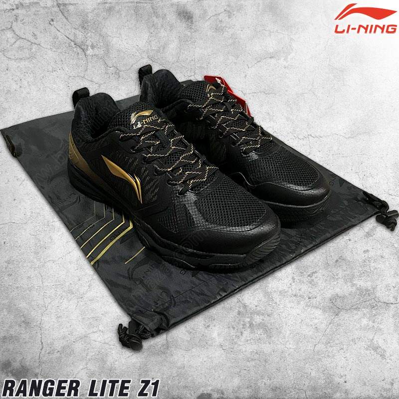 Li-Ning Badminton Shoes RANGER LITE Z1 Black/Gold  (AYTS075-2)