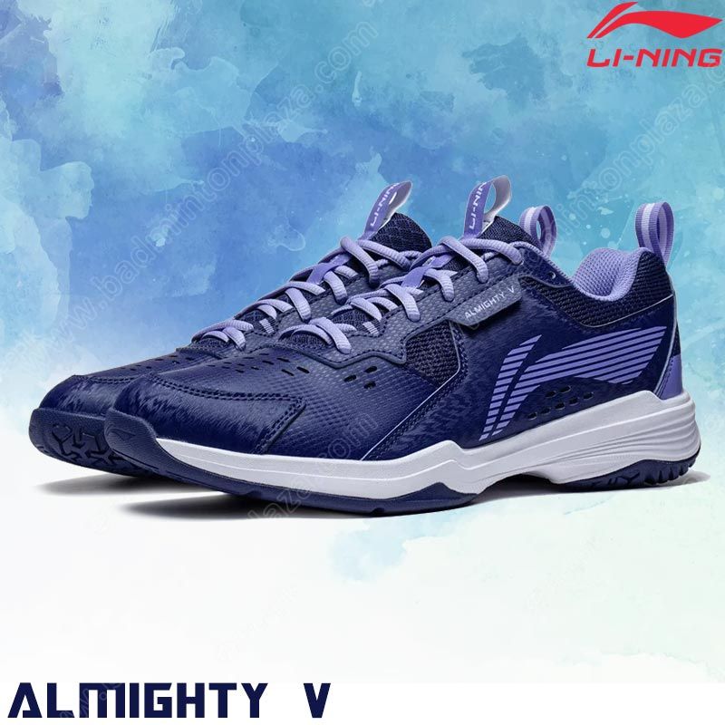 Li-Ning ALMIGHTY V Unisex Badminton Shoes Navy/Blu