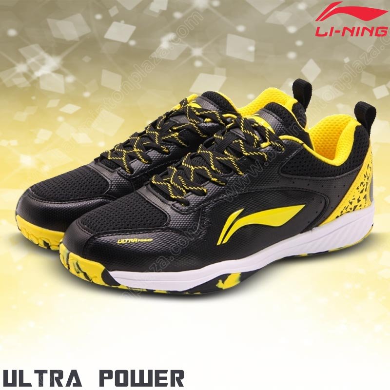 Li-Ning Badminton Shoes ULTRA POWER Black/Yellow (AYTT045-8)