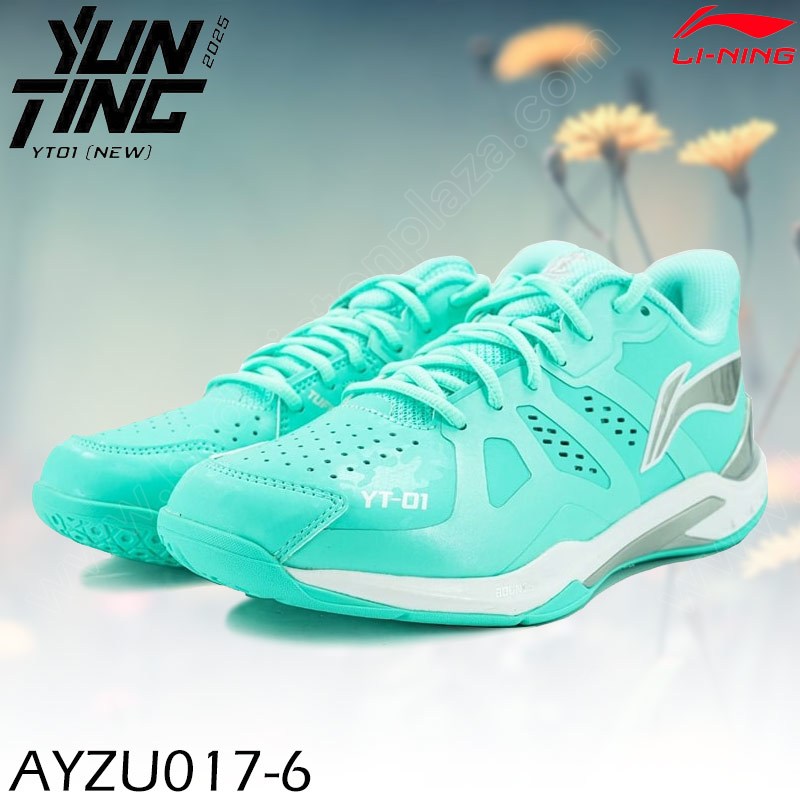 Li-Ning 2025 YUN TING Professional Badminton Shoes Green (AYZU017-6S)