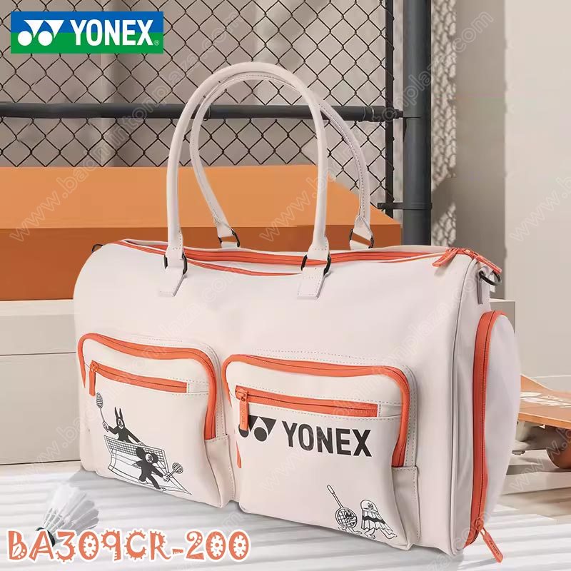กระเป๋าแบดมินตันโยเน็กซ์ BA309CR Boston Bag สีเบจ (BA309CR-200)