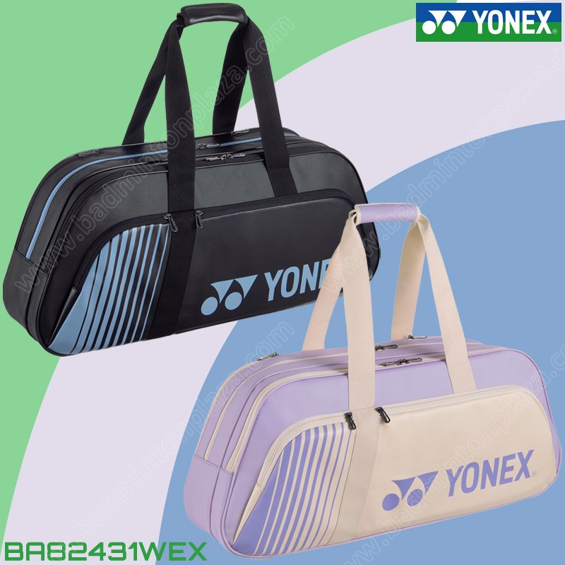กระเป๋าแบดมินตันโยเน็กซ์ ACTIVE TOURNAMENT 82431WEX สีม่วงอ่อน/สีดำ (BA82431WEX)