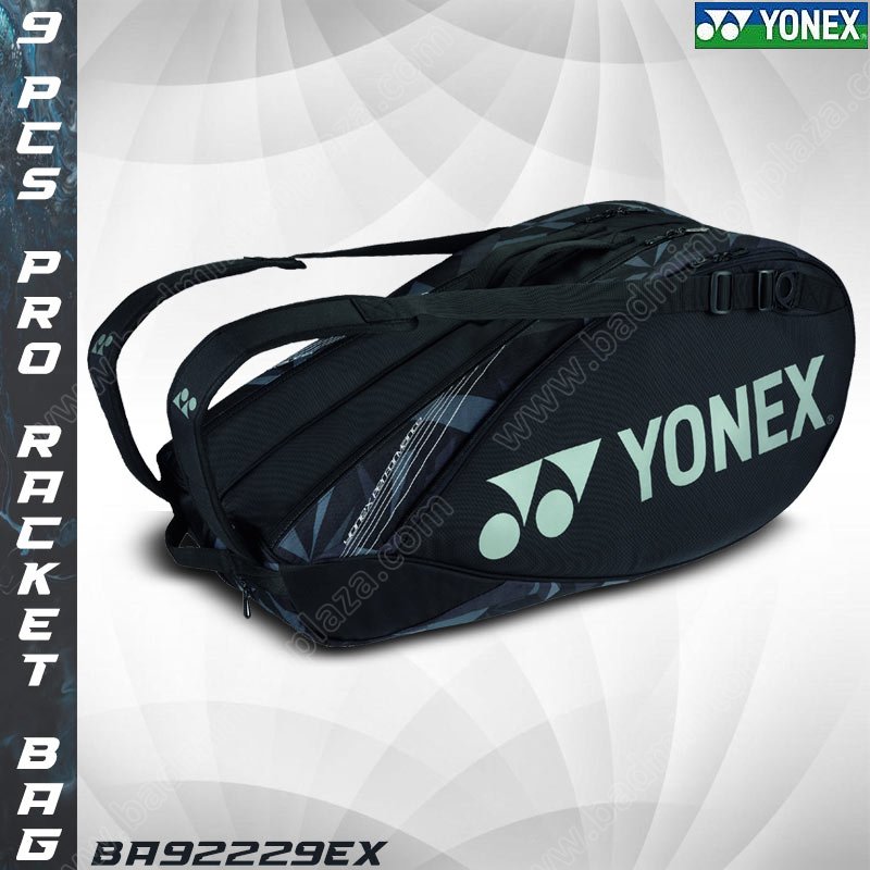 YONEX 2022 92229EX PRO RACQUET BAG (9Pcs) Black (BA92229EX-BK)