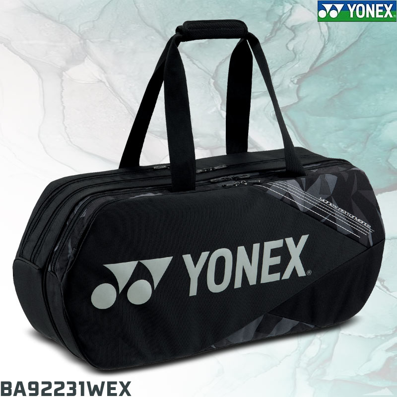 Yonex BA92231WEX Pro Tournament Bag Black (BA92231WEX-BK)