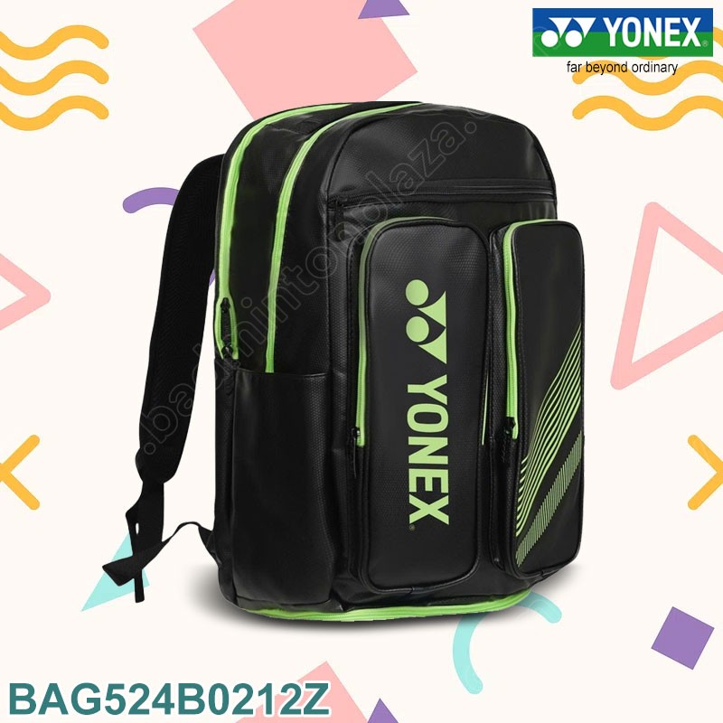 YONEX BAG524B0112Z All Day Badminton Backpack Jet Black (BAG524B0112Z)