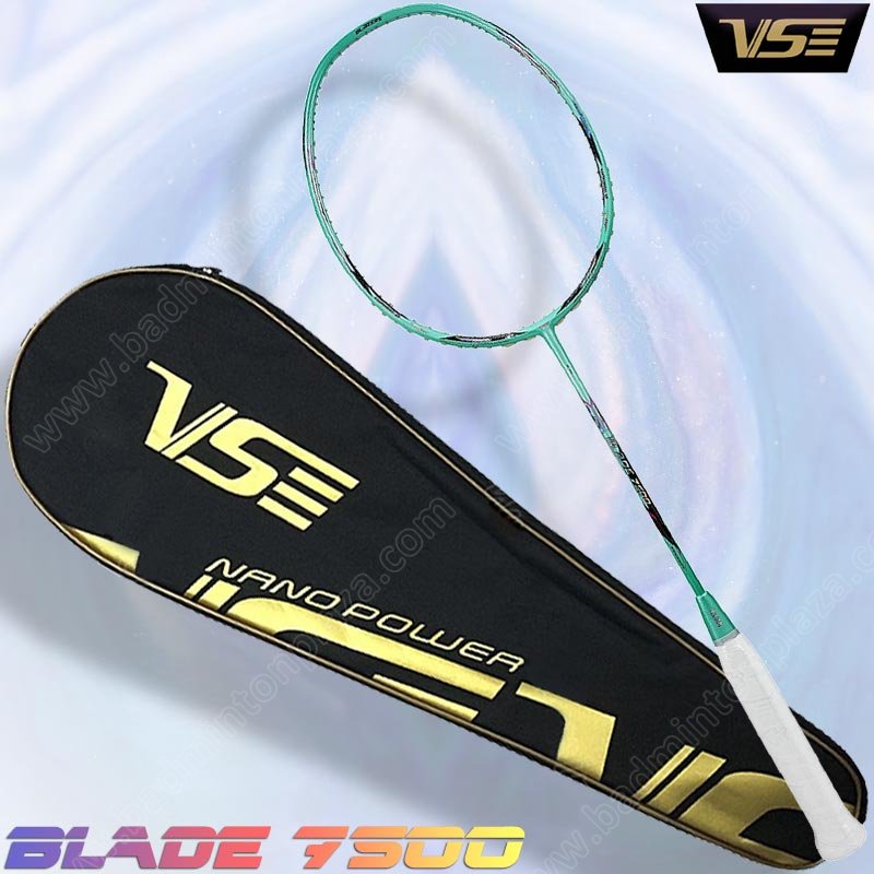 VS Badminton Racket BLADE 7500 Green Free! String