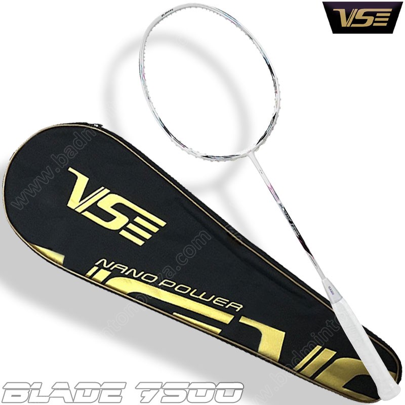 VS Badminton Racket BLADE 7500 White Free! String