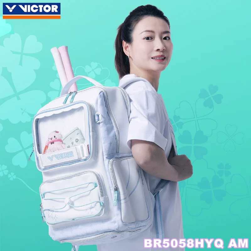 VICTOR x HYQ Collection Backpack White/Quiet Tide