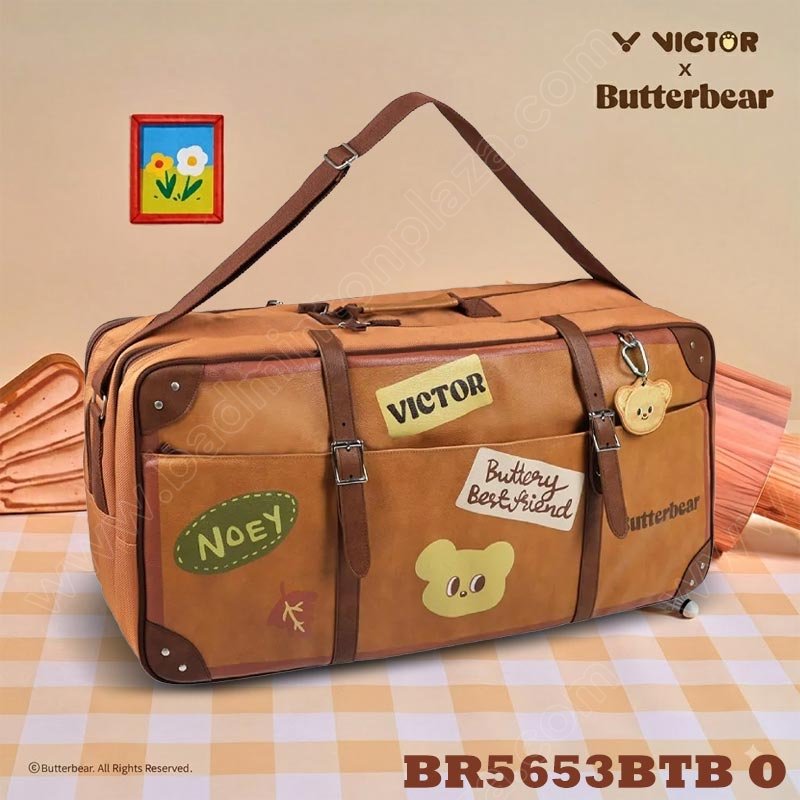 VICTOR x Butterbear Rectangular Racket Bag Caramel Brown (BR5653BTB-O)