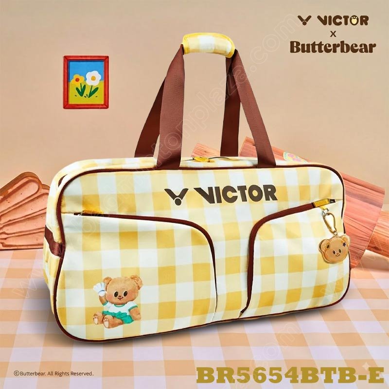 VICTOR x Butterbear Rectangular Racket Bag Honey Yellow (BR5654BTB-E)
