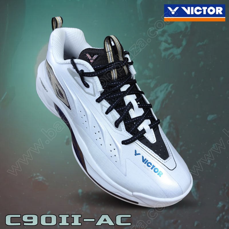 VICTOR C90 II Professional Badminton Shoes White/Obsidian Glow (C90II-AC)