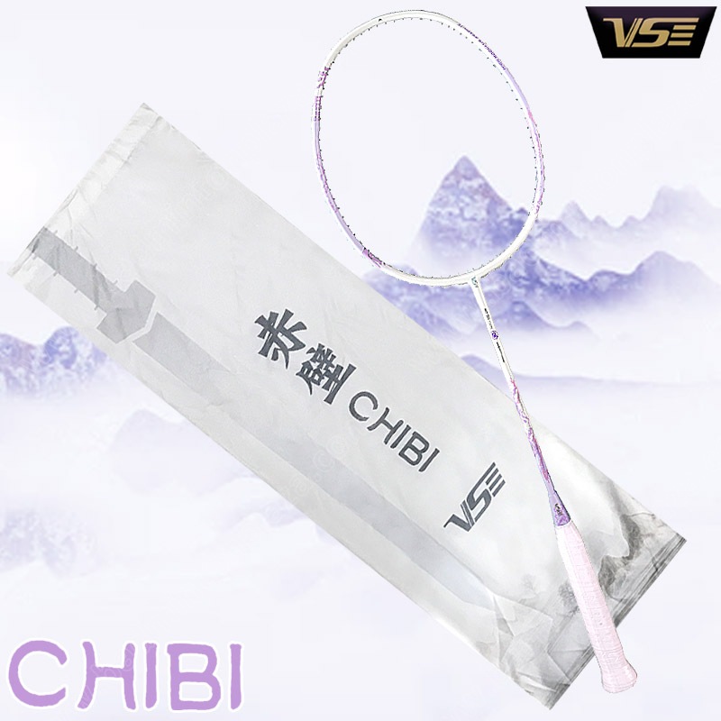 VS Badminton Racket CHIBI Wind Free! String+Grip+C