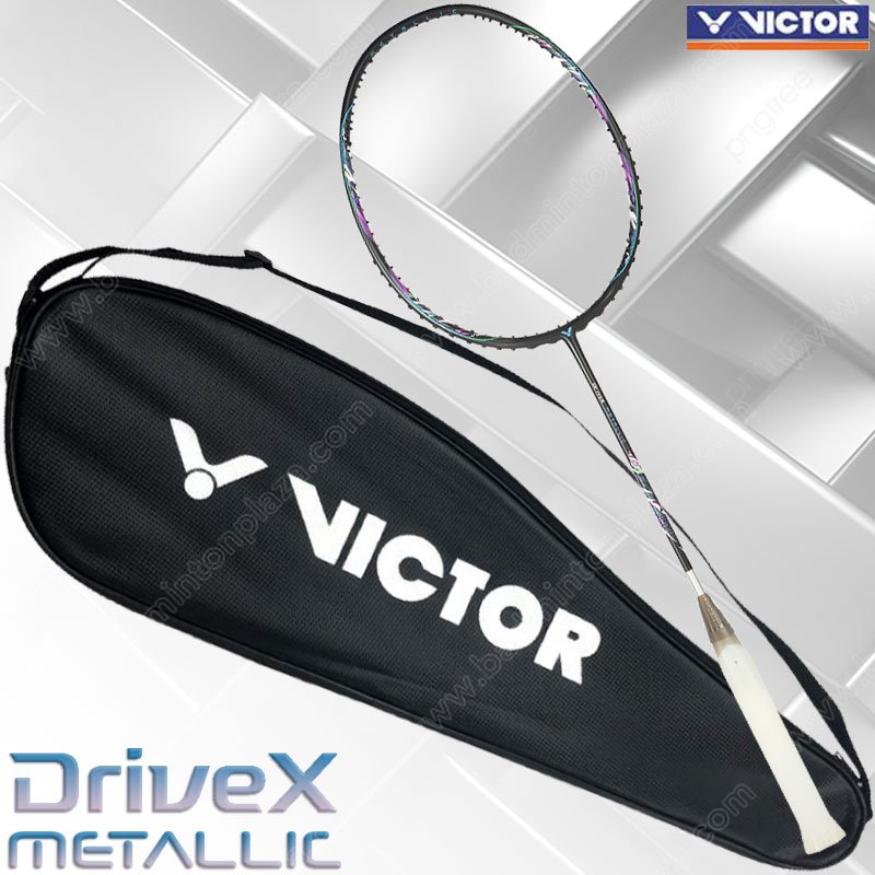 VICTOR DriveX METALLIC Black Free! String+Grip (DX